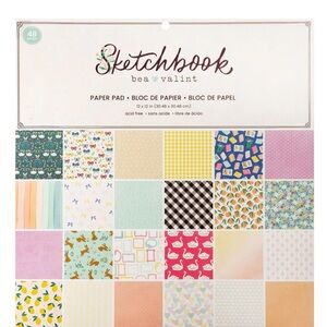 Bea Valint Sketchbook Paper Pad - 12x12 single sided